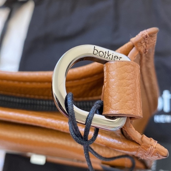 Botkier Coffee and Gunmetal Valentina Leather Crossbody Bag - Picture 17 of 17